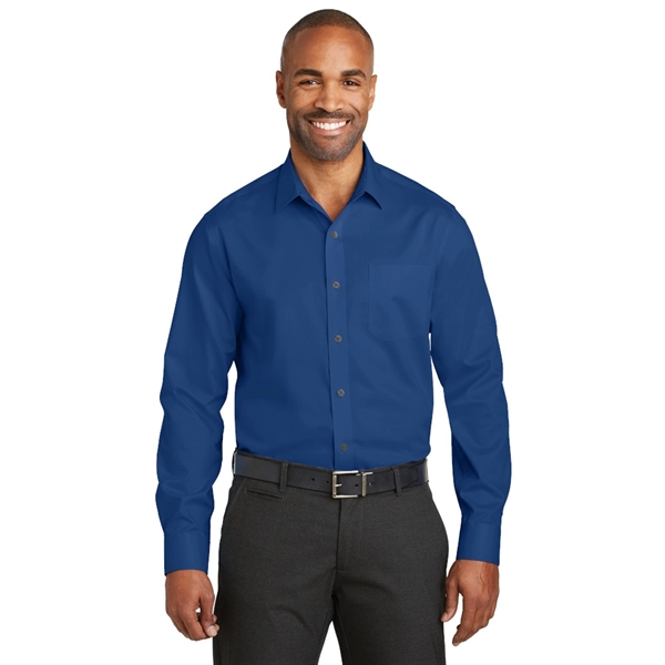 Red House® Slim Fit Non-Iron Twill Shirt - Image 3