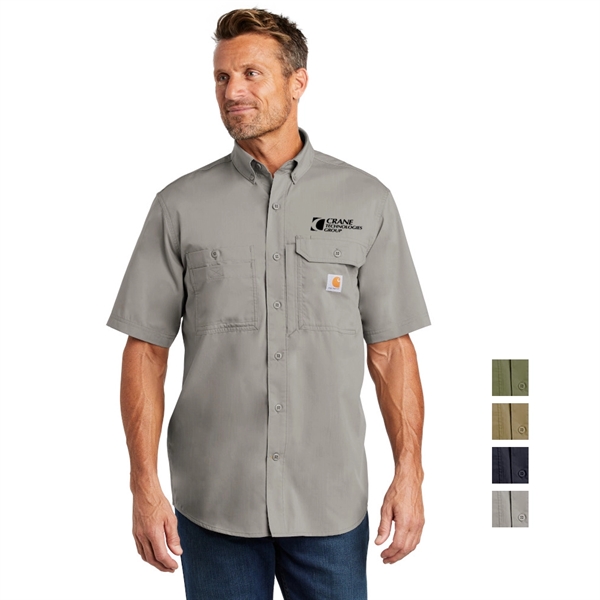 Carhartt Force® Ridgefield Solid Short Sleeve Shirt - Image 2
