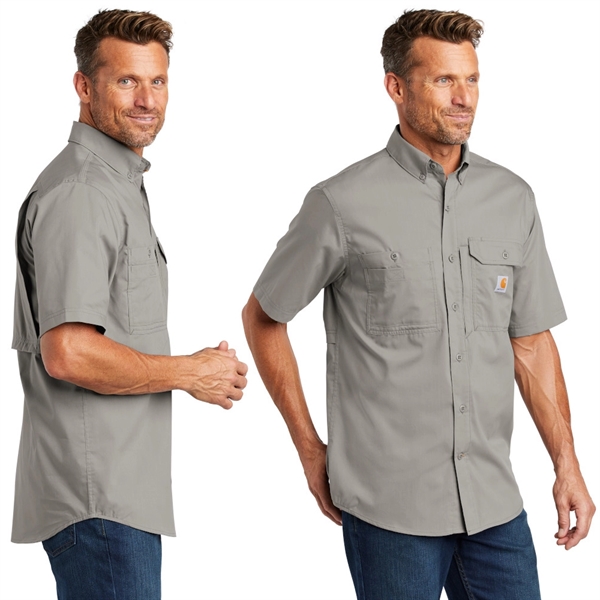 Carhartt Force® Ridgefield Solid Short Sleeve Shirt - Image 3