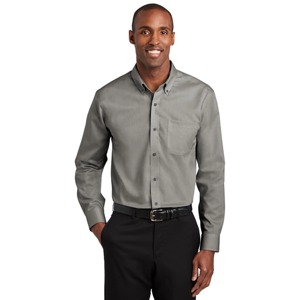 Red House® Pinpoint Oxford Non-Iron Shirt - Image 3