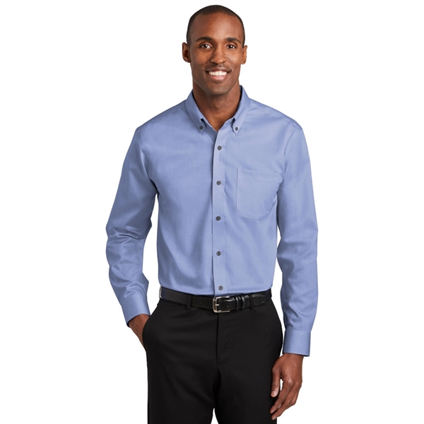 Red House® Pinpoint Oxford Non-Iron Shirt - Image 4