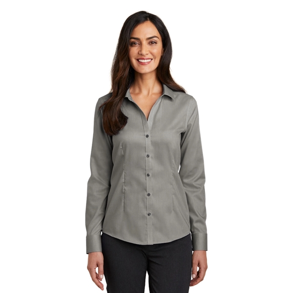 Red House® Ladies Pinpoint Oxford Non-Iron Shirt - Image 2