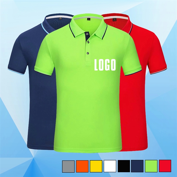 Adult Unisex Short-sleeve Golf Shirt - Image 1