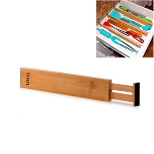 Bamboo Adjustable Drawer Dividers Organizers