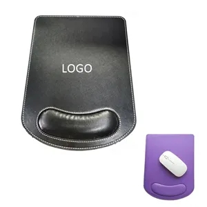 PU Leather Mouse Pad with Wrist Support