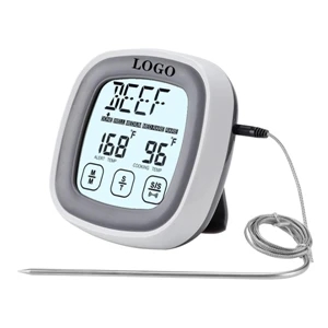 Touch Screen Thermometer For Cooking Food Meat, Smoker Oven 