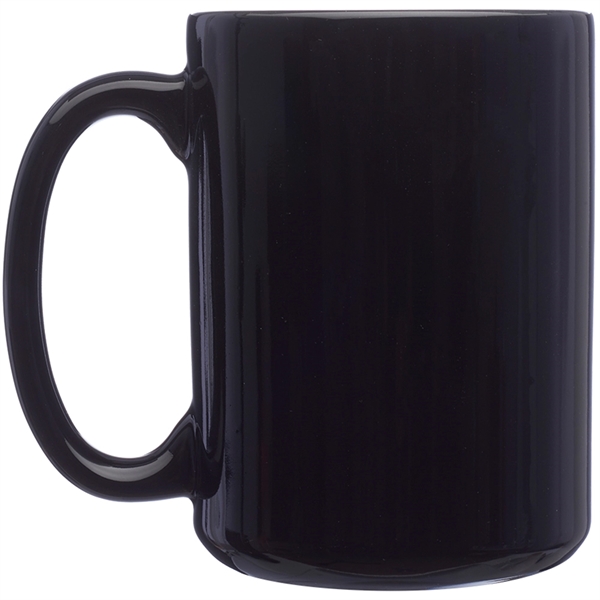 15 oz Large Coffee Mug w/Custom Imprint Classic Ceramic Mugs - Image 3