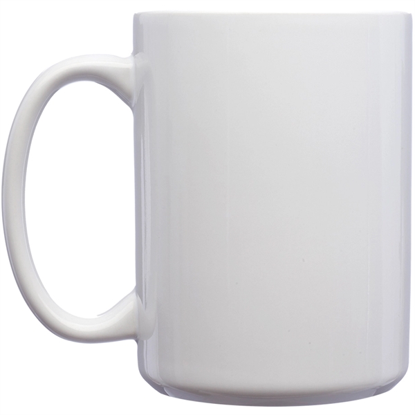 15 oz Large Coffee Mug w/Custom Imprint Classic Ceramic Mugs - Image 6