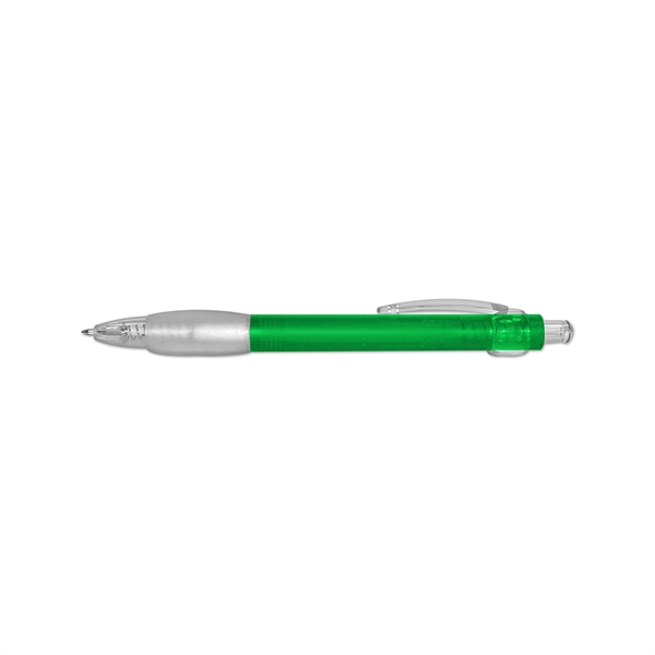 ICE Pen -Translucent Retractable Ball Point Pen Rubber Grip - Image 4