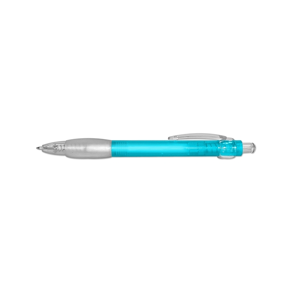 ICE Pen -Translucent Retractable Ball Point Pen Rubber Grip - Image 5