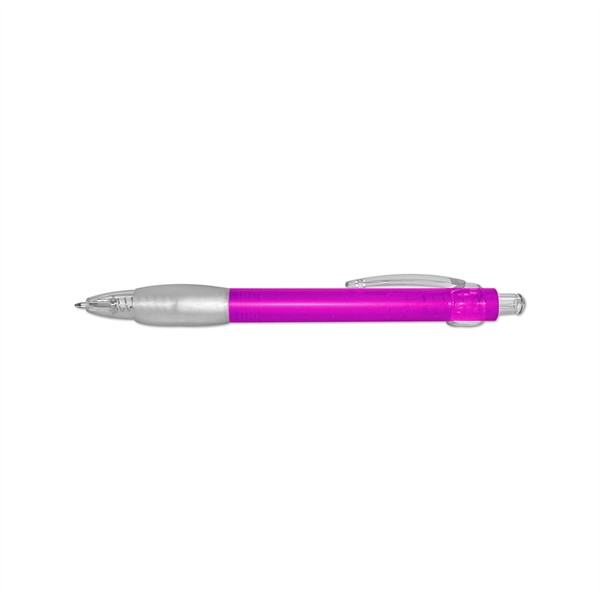 ICE Pen -Translucent Retractable Ball Point Pen Rubber Grip - Image 8