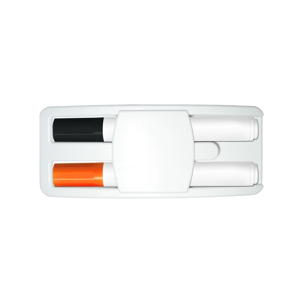 Dry Erase Marker Set with Felt Eraser Housing - Image 6