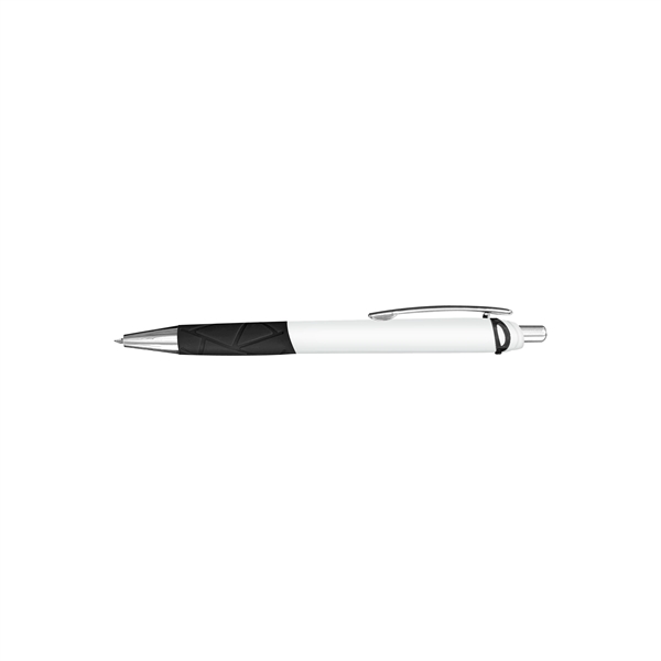 Retractable Ball Point Pen with Rubber Grip - Image 2