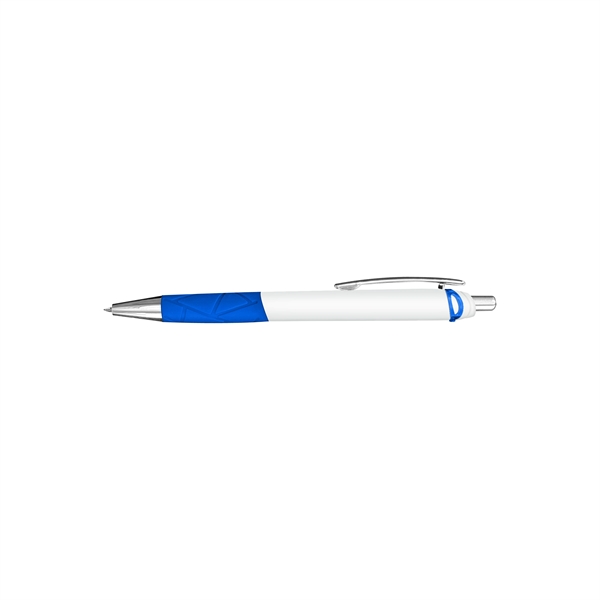 Retractable Ball Point Pen with Rubber Grip - Image 3