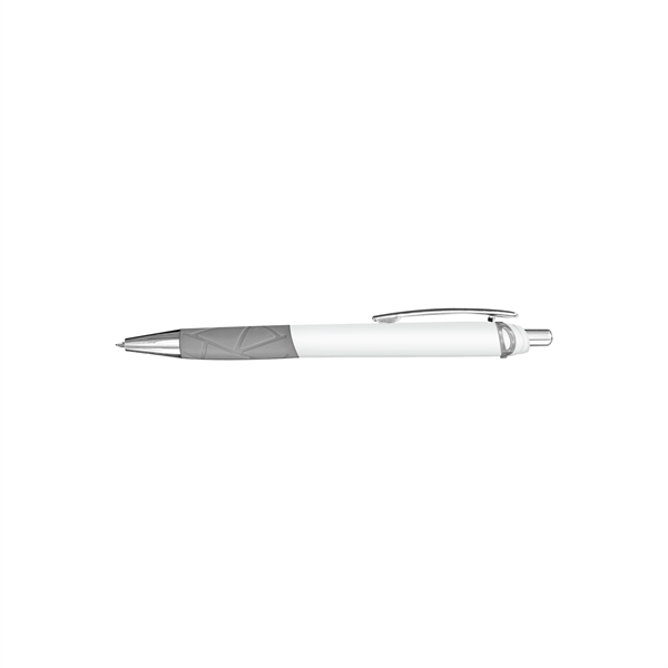 Retractable Ball Point Pen with Rubber Grip - Image 4