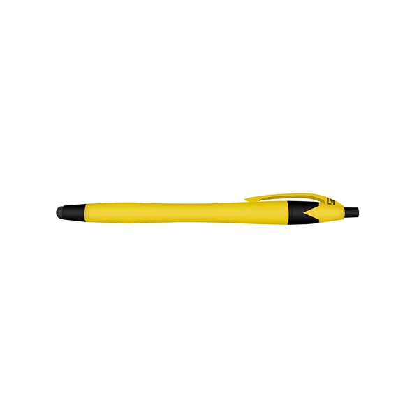 Rubberized Ball Point Pen and Stylus - Image 11
