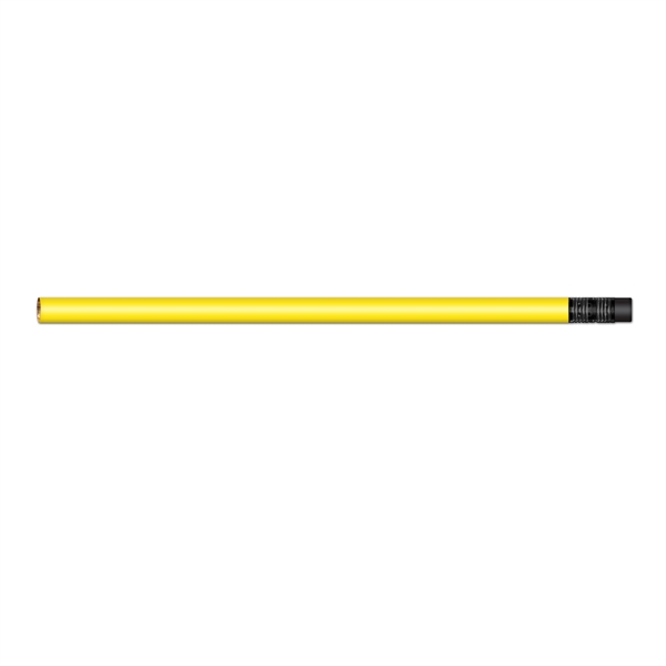 #2 HB Lead Pencil with Neon Colored Barrel & Black Eraser - Image 7
