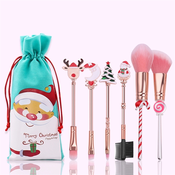 Christmas Gift 6-piece Makeup Brush - Image 1