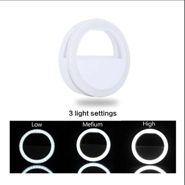 Phone Rechargable Selfie Round LED Ring Fill Light      - Image 2