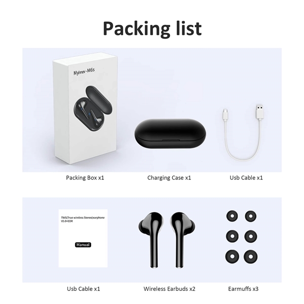Touch Control Wireless Earbuds W/ Charging Case - Image 5