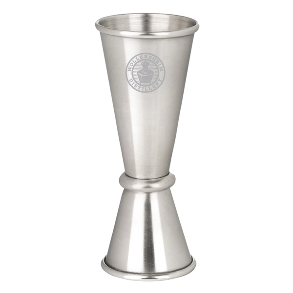 Tall Double Sided Stainless Steel Cocktail Jigger - Image 1