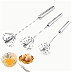 Stainless Steel Semi-Automatic Whisk    