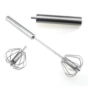 Stainless Steel Semi-Automatic Whisk    