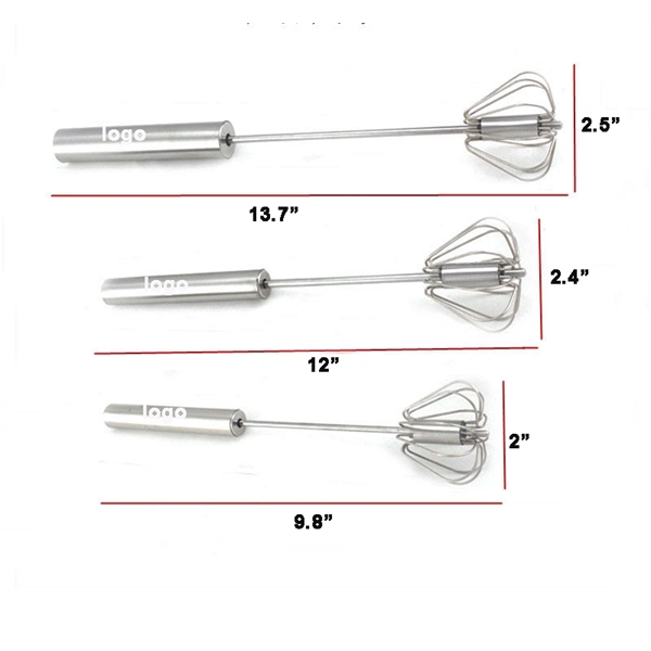 Stainless Steel Semi-Automatic Whisk     - Image 3