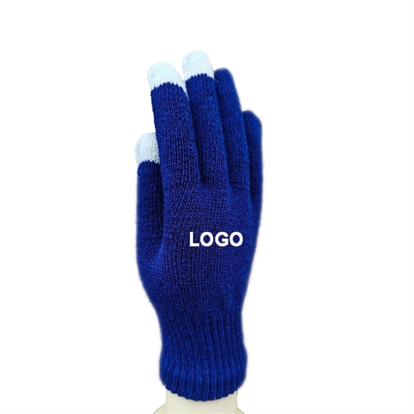 Warm Knitted Touchscreen Gloves     - Image 3