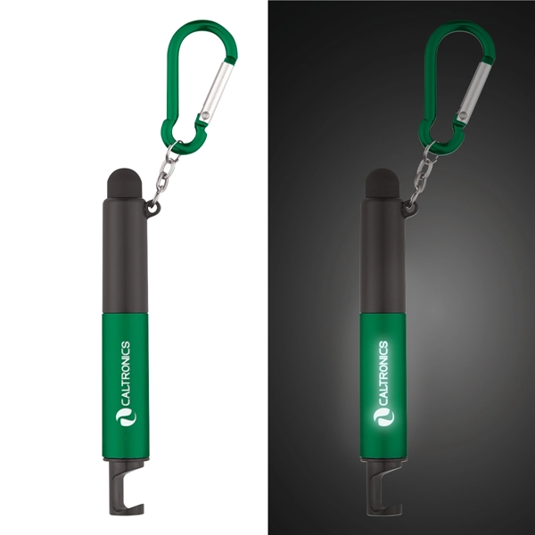 4-In-1 Light Up Stylus Pen With Carabiner - Image 19