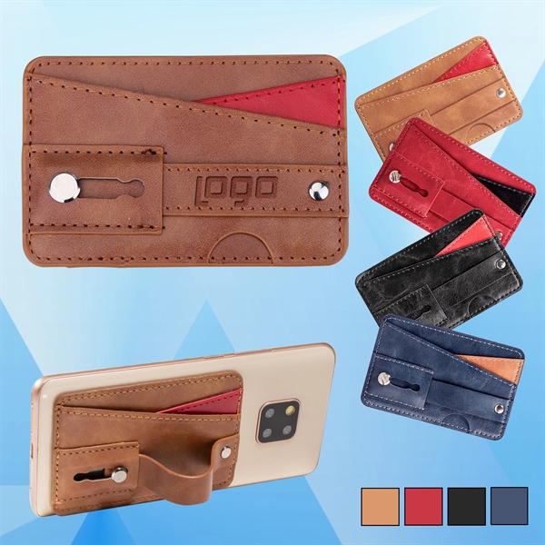 PU Phone Wallet and Stand - Image 1