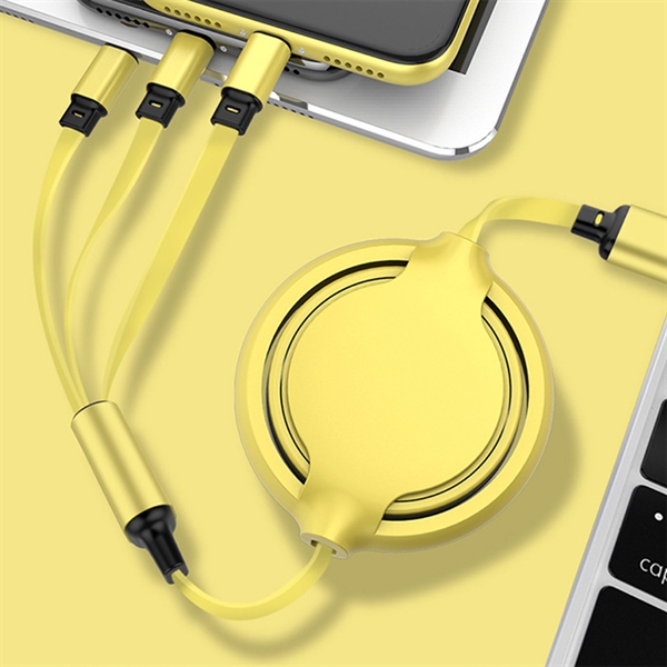 Multi USB Charging Cable  Retractable 3 in 1     - Image 3