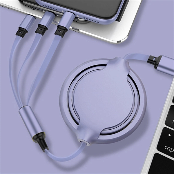 Multi USB Charging Cable  Retractable 3 in 1     - Image 5