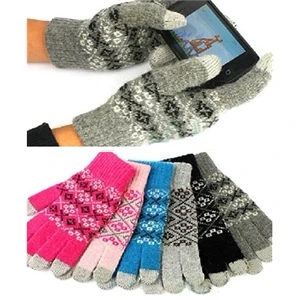 Smartphone Touch Screen Knit Gloves    