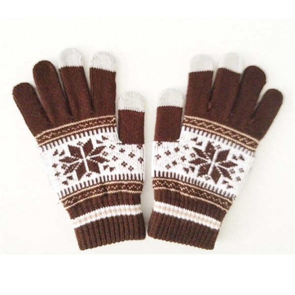 Smartphone Touch Screen Knit Gloves     - Image 5