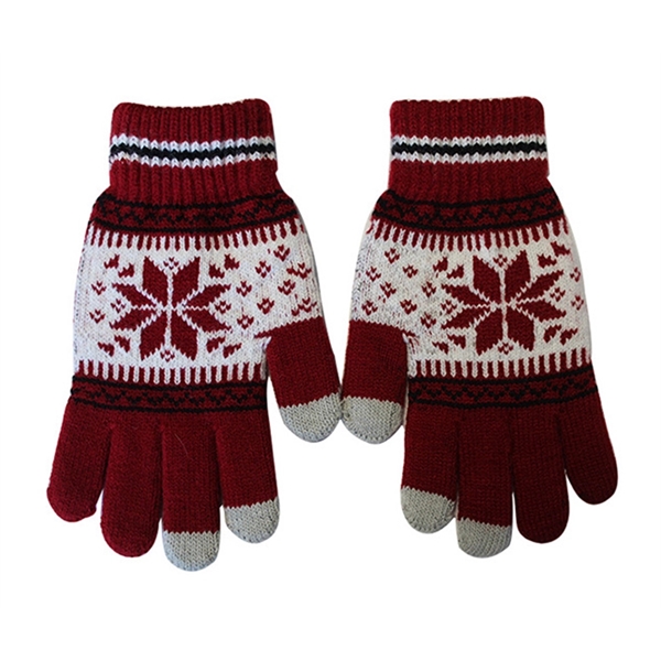 Smartphone Touch Screen Knit Gloves     - Image 6