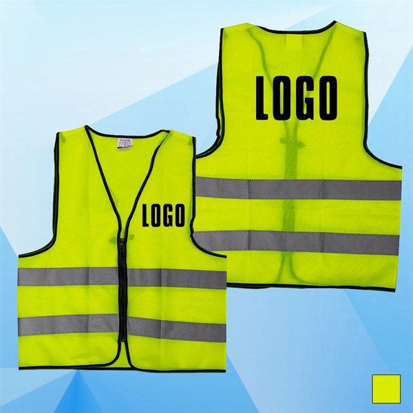 Adult Unisex Reflective Safety Vest - Image 1