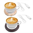 USB Mug Warmer 2 in 1 Universal Wireless Charger,Coffee Cup Mat
