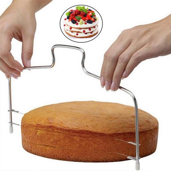 1 Pcs Adjustable DIY Double Slice Bread Cutter