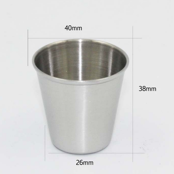 Stainless shot glass