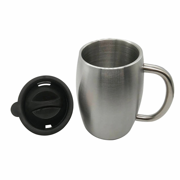 14 oz. Double Wall Stainless Steel Coffee Mug     - Image 4