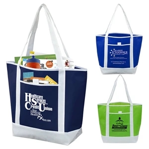 The Liberty Beach, Corporate and Travel Boat Tote Bag