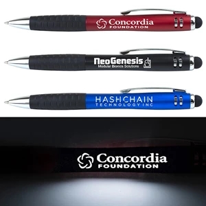 The Corona S Laser Logo Light Up Stylus Pen