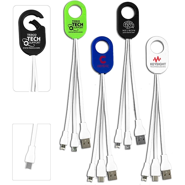 Weber - 3-in-1 Charging Cable For Cell Phones and Tablets - Image 1