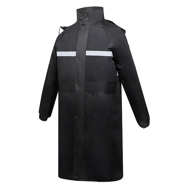 Hooded Front Zipper Jacket/Raincoat - Image 2