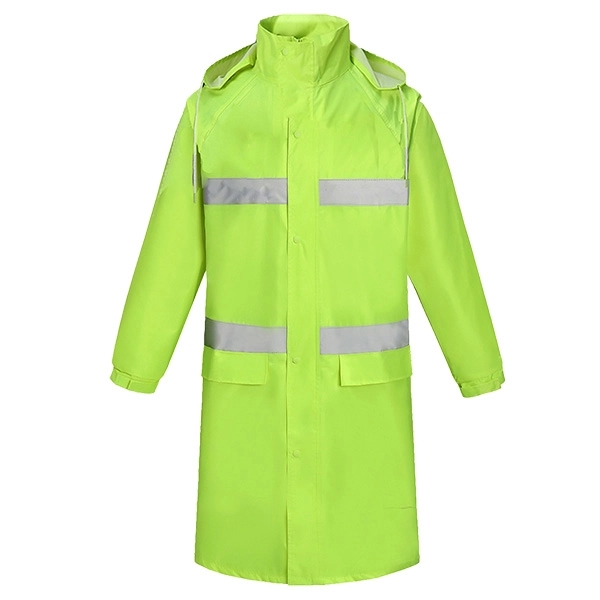 Hooded Front Zipper Jacket/Raincoat - Image 3