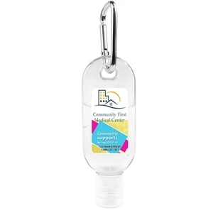 SanGo Hand Sanitizer in Flip-Top Bottle with Carabiner