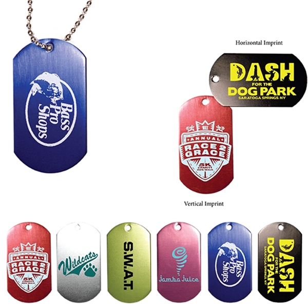 Dog Tag with 4 1/2" Ball Chain - Image 9