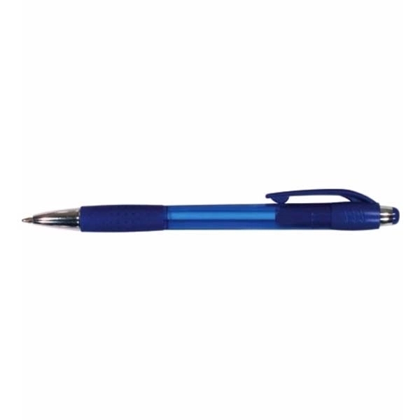 Mardi Gras Grip Pen, Blue Ink - Image 6