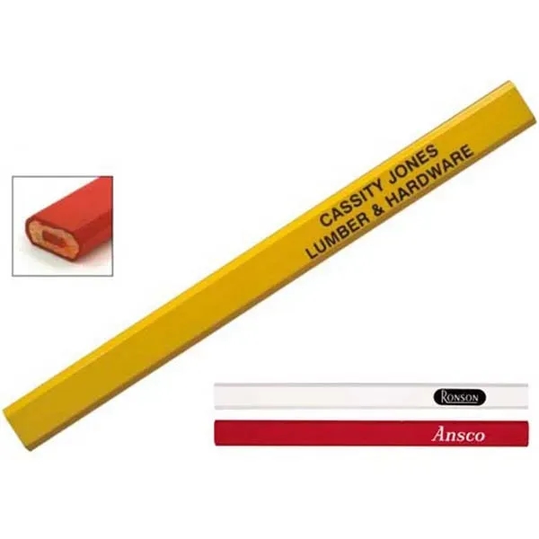 Red Lead Carpenter Pencil - Image 7